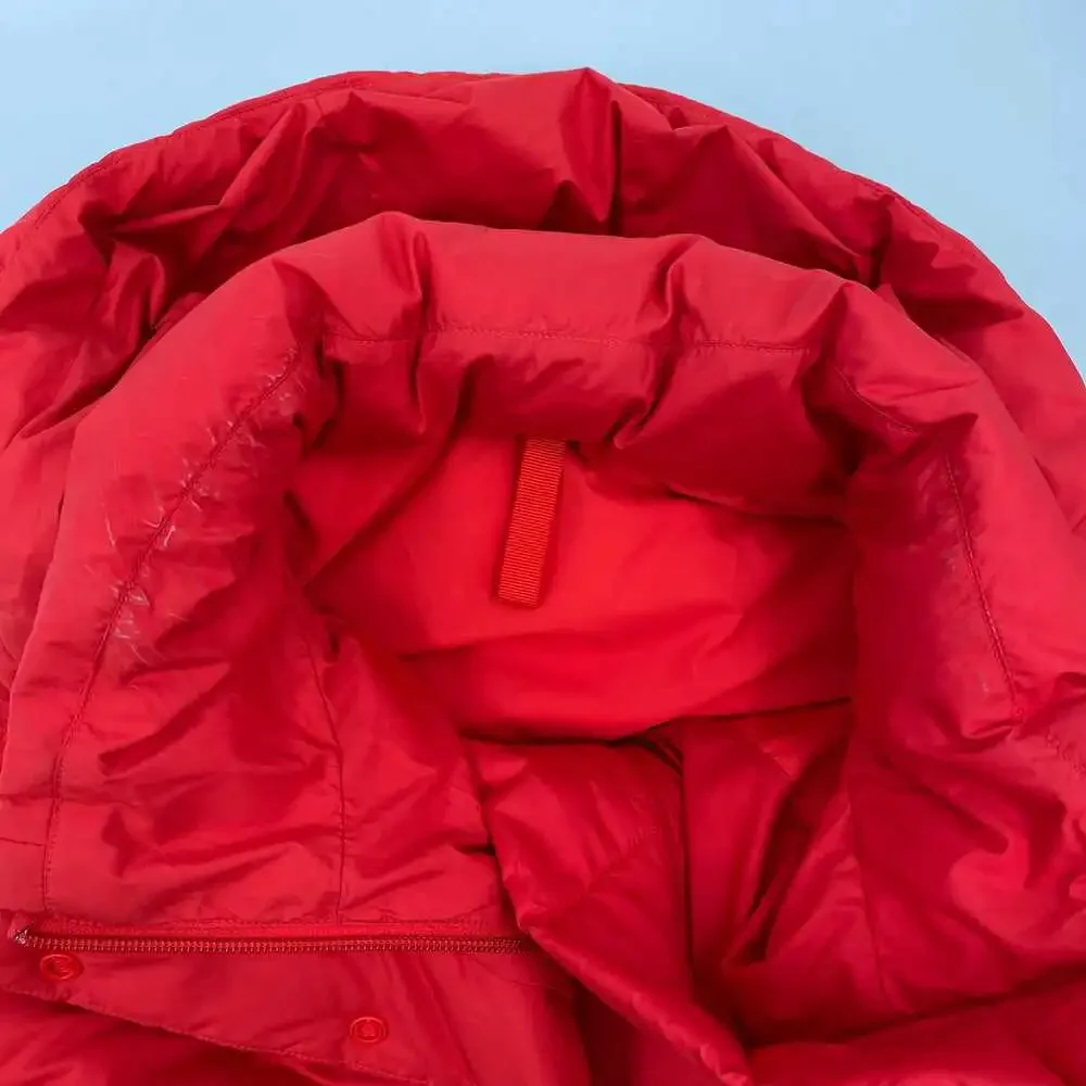 Lululemon Red Hooded Down-Filled Puffer Vest | Women’s Size 10